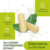 Grüner Kaffee - 21.000mg Grüner Kaffeebohnen Extrakt - Alternative zu Apfelessig & Koffeintabletten - 90 Kaffeepulver Kapseln - Superfood mit Chlorogensäure und Koffein - Green Coffee - WeightWorld